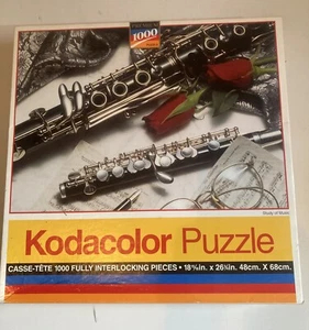 STUDY OF MUSIC 1000 piece puzzle KODACOLOR nib NEW factory sealed damaged box - Picture 1 of 2