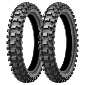 PAAR MOTORRADREIFEN DUNLOP 60/100-14 29M + 80/100-12 41M GEOMAX MX33 - Bild 1 von 5