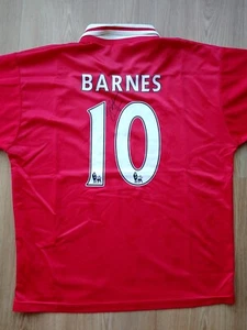 Hand Signed John Barnes N&N Shirt - Liverpool FC Home 1996 / 1998 - Autograph - Picture 1 of 3