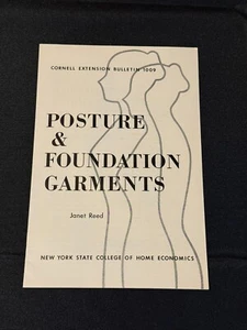 Posture and Foundation Garments Janet Reed Cornell Bulletin 1009 1958 1950s Vtg - Picture 1 of 4