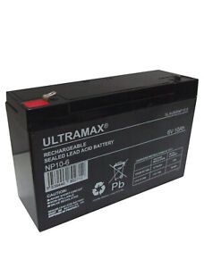 HKbil 3FM10 6V 10Ah Sealed Lead Acid Replacement Ultramax NP10-6 Battery