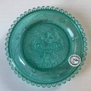 Pre-Owned Pairpoint Cup Plate Harwich Junior Theatre Est 1952 Green U125 - Picture 1 of 3