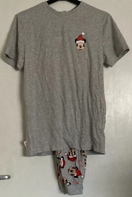 MENS TU DISNEY MICKEY MOUSE CHRISTMAS XMAS PJS PYJAMAS S BNWT GIFT PRESENT NEW S - Image 1 of 4