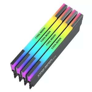 4x8gbRam Heatsink Heat Spreader Cooler Memory Cooling Vest For Desktop Computer - Picture 1 of 2