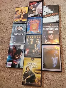 Lot Of 10 DVDs Terminator Ironman Dances With Wolves Taken Monty Python Sherlock - Picture 1 of 21