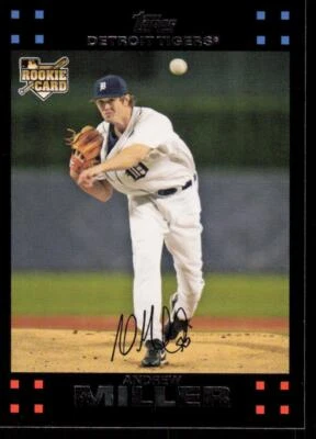 2007 Topps 298 Andrew Miller Detroit Tigers - Image 1 of 2