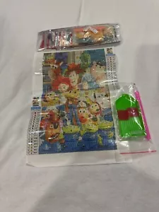 5D DIY Diamond Art Painting, Embroidery Kit Craft Toy Story Characters (30cmx20 - Picture 1 of 2