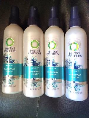 4 x  Herbal Essences Set Me Up NON Aerosol Hairspray #2 Medium   Lily Bliss - Image 1 of 2