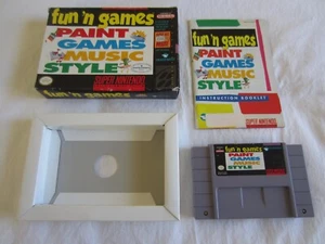 Fun 'n Games (SNES) Super Nintendo CIB Complete Box 1994 Tradewest RARE - Picture 1 of 19