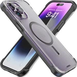 Phone Rebel - Étui mat transparent pour iPhone 14 Pro Max Plus givré série GEN-4 - Photo 1 sur 56