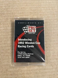 (40) 1992 Pro Set Winston Cup Racing Sealed 4 Card Promo Set Dale Earnhardt - Picture 1 of 6