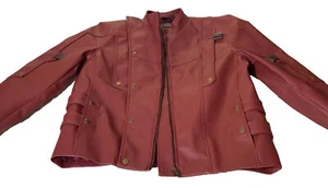 Vintage FZ Merchandise Red Leather Jacket - Picture 1 of 14