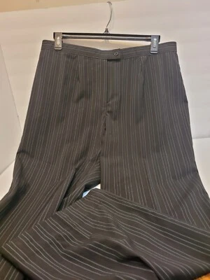 PANTALONES ESTE 5TO, MUJER, 16W, NEGRO A RAYAS ALFILER (dobladillo) Foto 1 de 4