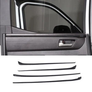 Carbon Style For Toyota Tundra 2022-2023 Door Window Bottom Trim Decorate Strip - Picture 1 of 10