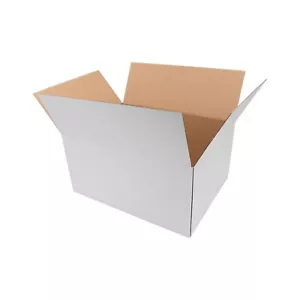 1000x Mailing Box 230 x 180 x 130mm Medium Regular White Shipping Carton B43 - Picture 1 of 2
