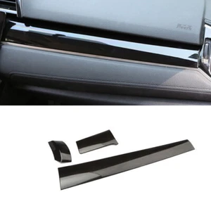 Para Honda Civic 10º 2016-2021 Negro Brillante Consola Central Salpicadero Tira Decoración - Imagen 1 de 6