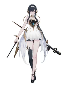 Calcomanía adhesiva de anime resistente a la intemperie Selena Punishing: Gray Raven 6" para automóvil - Imagen 1 de 1