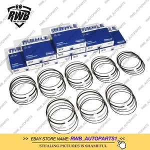 8pcs Piston Rings Set Φ93mm For BMW E63 E64 E66 E65 550i 650i X5 N62B48 4.8L V8 - Picture 1 of 7