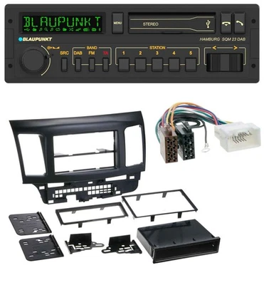 Blaupunkt USB DAB Bluetooth MP3 Autoradio für Mitsubishi Evo Lancer (ab 2008) - Bild 1 von 4