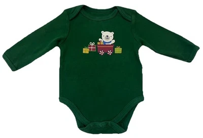 Small Wonders 1-Piece Newborn 0-3 Months Christmas Holiday Baby Clothing - Image 1 of 4