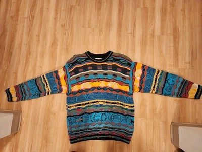 Vintage Coogi Australia 3D Knit Sweater Multicolor  - Image 1 of 4
