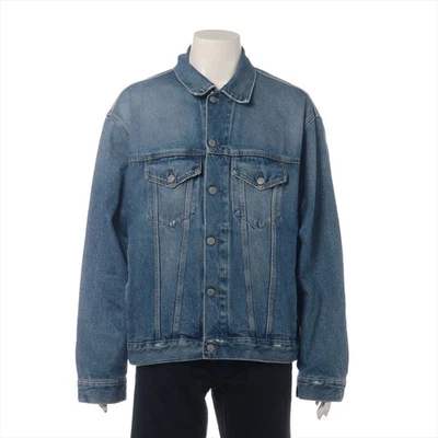 Acne Studios Cotton Denim Jacket 44 Men's Blue  FN-MN-OUTW000690 Vintage process - Image 1 of 4