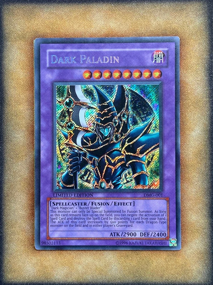 Yugioh Dark Paladin DMG-001 Secret Rare Limited Edition LP - Image 1 of 1