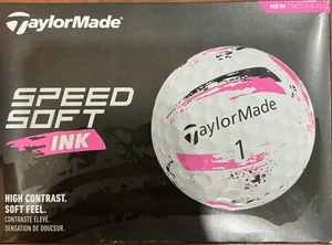 NEU TaylorMade 2024 SpeedSoft Ink Golfbälle - Pink/Dutzend (12) - NEU - Bild 1 von 1