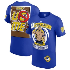 Maglietta WWE John Cena Farewell Tour 2025 Money In The Bank Los Angeles Blu L - Foto 1 di 5
