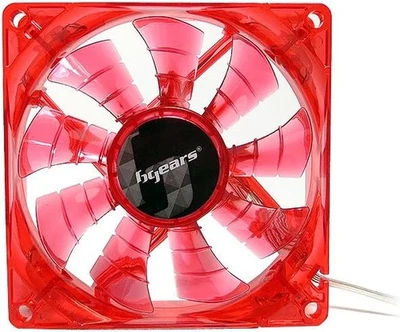 Bgears b-PWM 80mm Red LEDs Gaming PC Cooling Fan, High Speed 80mm,  - Image 1 of 4
