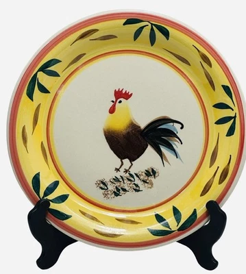 Philippe Richard Country View Rooster Dinner Plates 10.5” Lot  Of 10 Handcrafted - Image 1 of 4