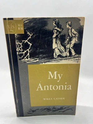 My Antonia Willa Cather  1954 Paperback Houghton Riverside ILLUSTRATED Foto 1 de 4