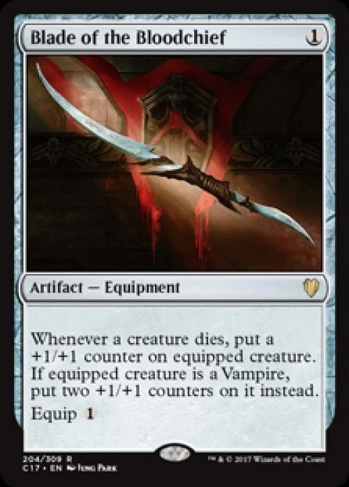MTG English Blade of the Bloodchief NM Normal Commander 2017 - Image 1 of 1