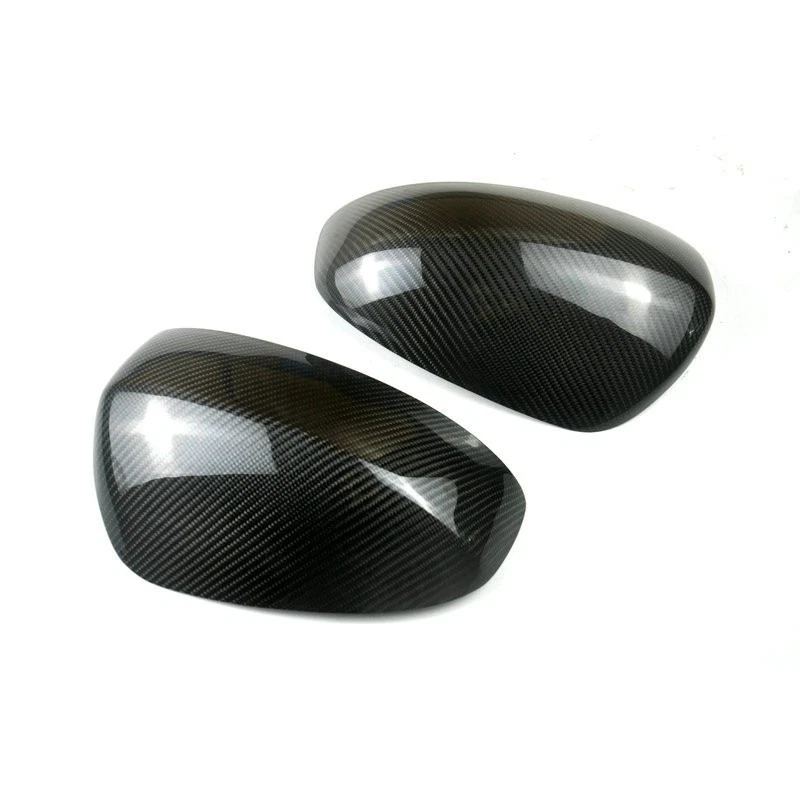 Real Carbon Fiber Add-on Side Mirror Covers for Infiniti QX50 13-14 QX70 13-17 - Image 1 of 4
