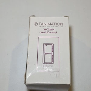 Fanimation WC2WH 3 Speed Ceiling Fan and Light Wall Control | White OB NEW - Picture 1 of 2