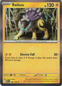 Raikou Rare ME01: Mega Evolution 048/132 NM Holo - Bild 1 von 2
