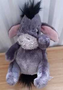 Walt Disney World/Disneyland small Eeyore 9" Plush/beanie Detachable Tail VGC - Picture 1 of 10