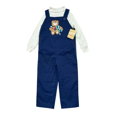 Nuevo con etiquetas Conjunto de baberos Carters Vintage Oso Fútbol Bordado Niños Talla 4T Foto 1 de 4