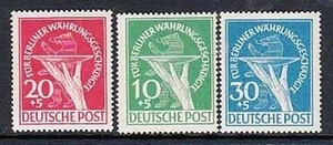 Germany Berlin Mail 1949 Yvert 54/6 ** Mnh - Picture 1 of 1