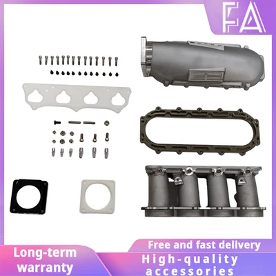 Race Intake Manifold For 2003-2017 Honda K20 K24 K-Series K-Swap Aluminum Foto 1 de 4