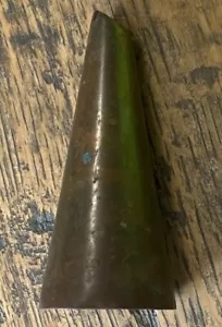 Vintage Trench Art Style Conical Brass Copper Pepperette 85mm high 40 mm at base - Picture 1 of 4
