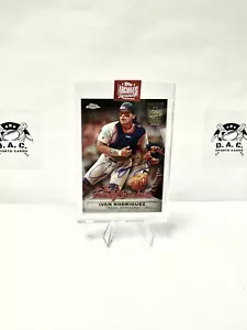 IVAN RODRIGUEZ 1/1 2023 Topps Archives Signature Series Texas Rangers - Picture 1 of 3