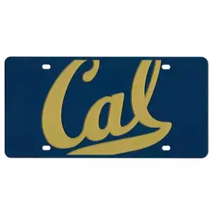 California Golden Bears Full Color Mega Inlay License Plate - Picture 1 of 1