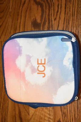 Pottery Barn Teen Gear-Up Rainbow Clouds Lunch Box JCE Monogram NEW - Image 1 of 2