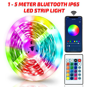LED Strip Light 5050 Colour Changing Cabinet RGB Light 2 in 1  Remote Bluetooth