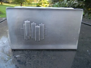 Wendell August Forge GARY, INDIANA Serviettenhalter, gehämmertes Aluminium, USS STEEL - Bild 1 von 6