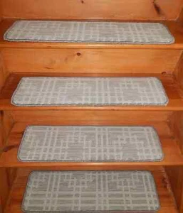 13 = STEP 9" x 30'' + Landing 30" x 29" Stair Treads Staircase WOVEN WOOL. - Picture 1 of 5