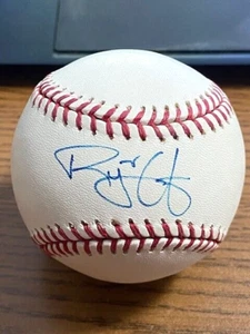 RYAN GARKO SIGNED AUTOGRAPHED OML BASEBALL!  Indians, Giants, Rangers! - Picture 1 of 2