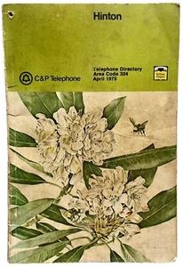 1975 HINTON, WV, C&P TELEPHONE DIRECTORY PHONE BOOK - Picture 1 of 4