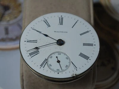 Vintage 1899 WALTHAM Grade 820 Sw/Ls 18s 15J Pocket Watch Movement --For Parts - Image 1 of 4